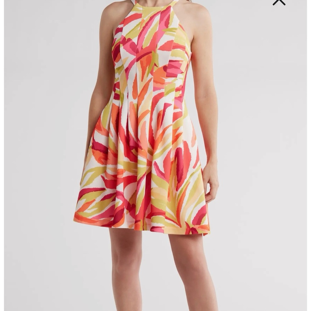 Vibrant Multicolor Sleeveless Dress